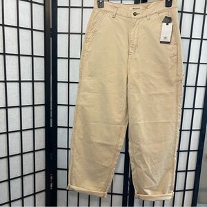 NWT Rip Curl Holiday Denim Pants in Khaki M
